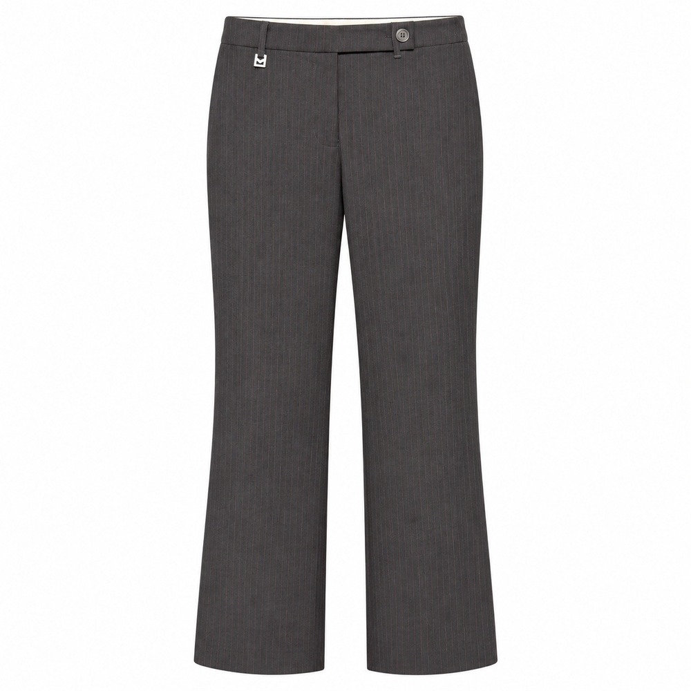 Michael Kors Dark Academia Office Siren Trousers 12 Corporate Goth Pinstripe